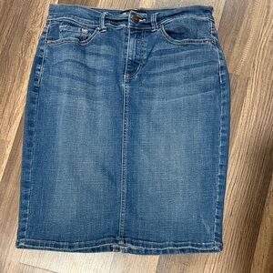 Lee Women's Blue Denim Pencil Skirt